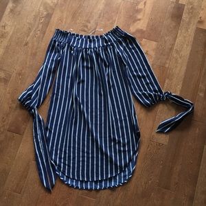 Off the shoulder dress